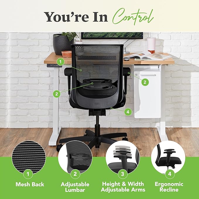 HON HONCMS1AUR10 Convergence Task Chair, Black, UR10