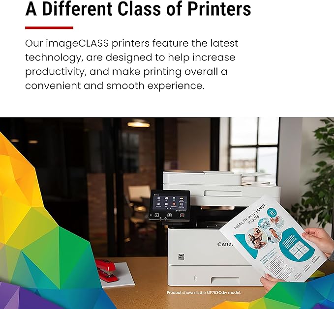 Canon Color imageCLASS LBP674Cdw II - Wireless, Duplex, Laser Printer with 3 Year Limited Warranty, 35 PPM