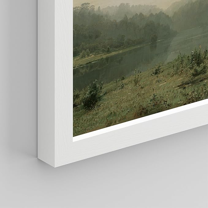 SIGNWIN Framed Poster Wall Art Set of Vintage Landscape, Sketches Art, Rustic Framhouse Decor for Living Room, Bedroom, Office - 11"x14"x 8 White
