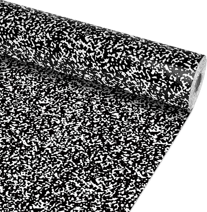 Black Composition Bulletin Board Roll Reusable Waterproof Erasable Black and White Non-Woven Fabric Bulletin Board Roll Composition Poster for Teacher Classroom Decors Wrap Crafts 15.7" x 40ft