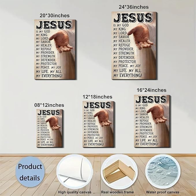 Motivational Wall Art Framed Canvas Prints Inspirational Quotes Wall Decor for Office Gym Bedroom Living Room Dorm Home Classroom Made in USA