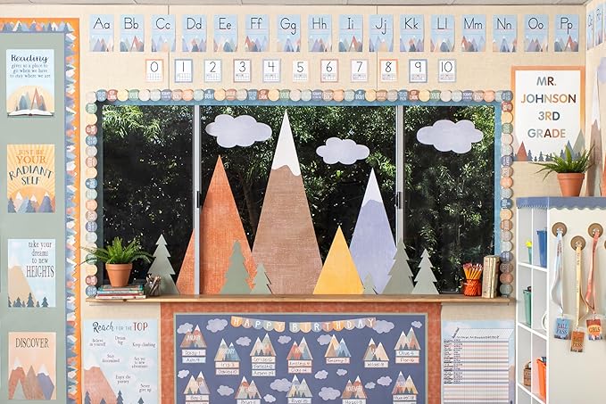 Teacher Created Resources Moving Mountains Alphabet Bulletin Board (TCR9170)