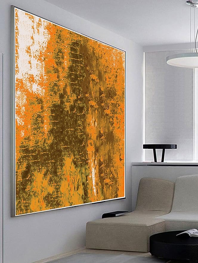 Modern Abstract Painting - Large Wall Decor, Oil Paintings On Canvas, Bedroom Wall Art, Acrylic Painting, Original Abstract Wall Art 32x32 inches