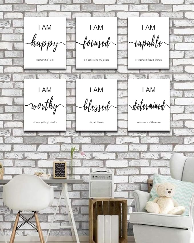 Drsoum Inspirational Wall Art Office Decor, Motivational Wall Art Prints for Office Bedroom Living Room Classroom, 8"x10",FRAMED