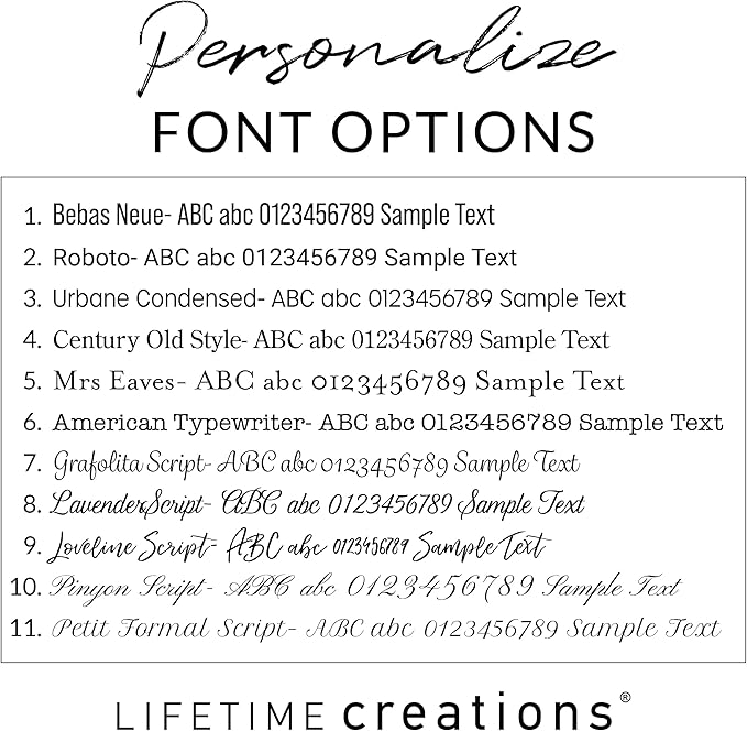 Lifetime Creations Create Your Own Personalized Picture Frame: Engraved Custom Wood Photo Frame, Customizable Gift for Wedding, Anniversary, Birthday (8x10 Inch Landscape)