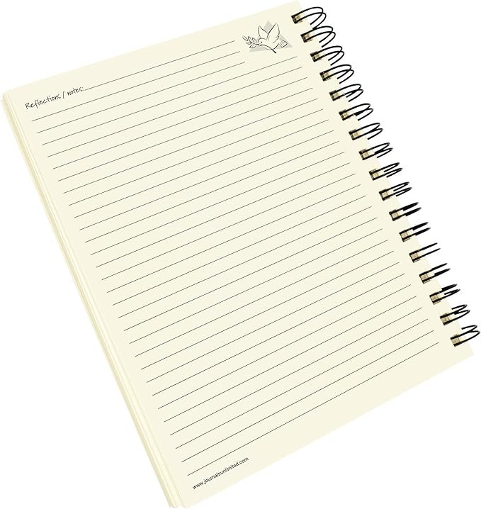 Write it Down series by Journals Unlimited, Guided Journal, Inspirations, A Gratitude Journal, Full-size 7.5"x 9", Kraft Hard Cover, Made in USA