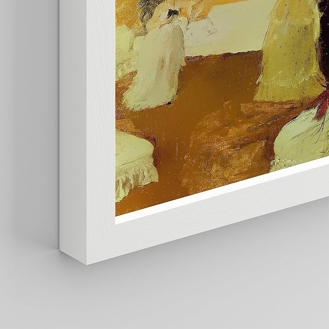 SIGNWIN Framed Poster Bathroom Decor 11"x14"x 8 White White, Wall Art Room Decor Multicolor for Living Room, Bedroom, Office Gustav Klimt Van Gogh Sunflower Classic Vintage Bohemian
