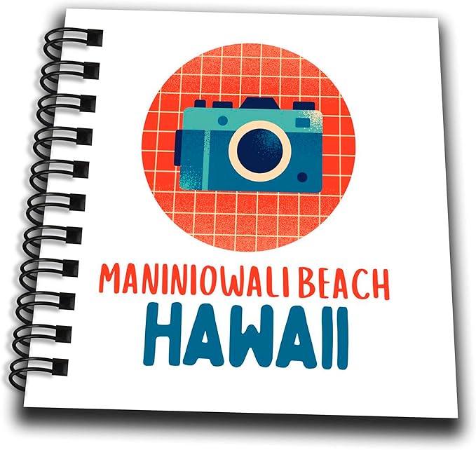 Mini Notepad 4 x 4 inch - Maniniowali Beach Hawaii Travel Prints Remembrance Gift 3dRose - Rosette - Hawaii Beach