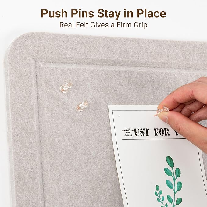 AKTOP Large Cork Bulletin Board, 60" x 36" Foldable Felt Notice Pin Board for Wall, Decorative CorkBoard Photo Display Board with Self-Adhesive Tape for Office, School & Home, 25 Pushpins, Latte