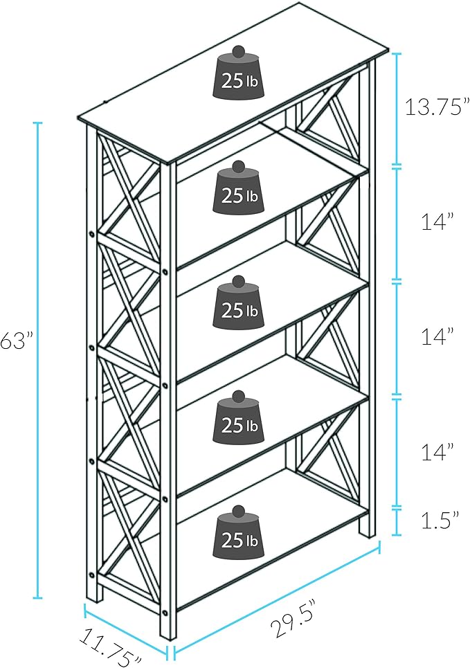 Casual Home Shelf Bookcase