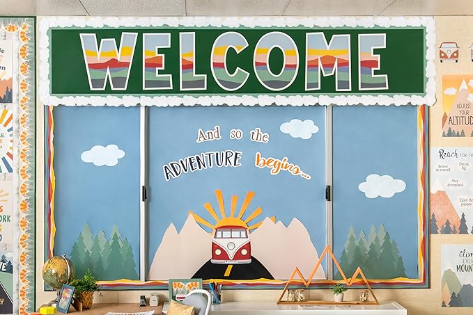 Teacher Created Resources Moving Mountains Road Trip Welcome Bulletin Board (TCR9220)