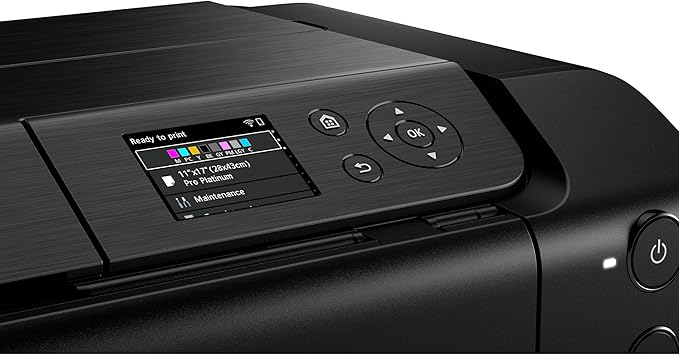 Canon PIXMA PRO-200S Professional 13" Wireless Inkjet Photo Printer with 3.0" Color LCD Monitor, 8-Color Dye-Based Ink, Black