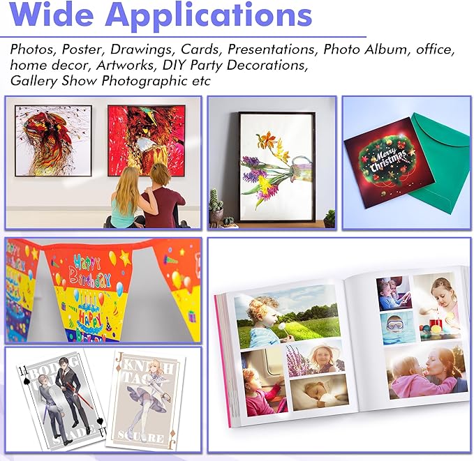 Koala Glossy Inkjet Photo Paper Thick 11X17 Inches 100 Sheets 54lb Picture Paper for Inkjet Printer Use DYE INK 200gsm