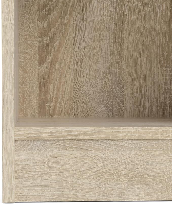 Tvilum Element Narrow 5 Shelf Bookcase, Tall, Oak