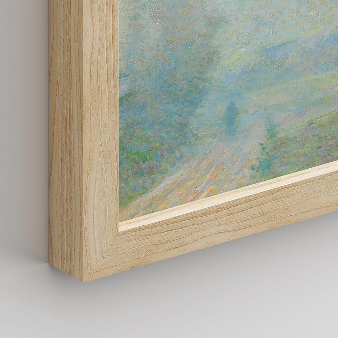 SIGNWIN Framed Poster Wall Art Set of Vintage Landscape Watercolor Nature Landscape, Rustic Framhouse Decor for Living Room, Bedroom, Office - 12"x16"x 8 Natural