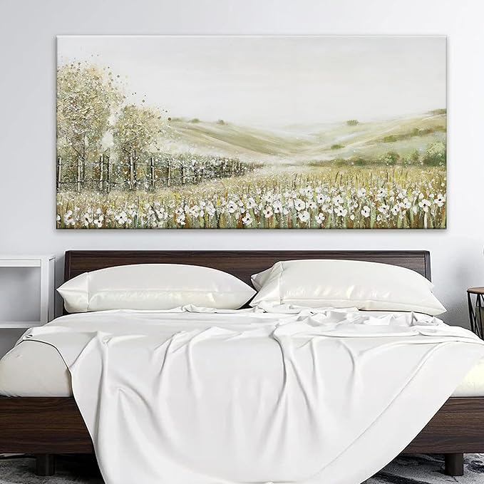 QSQ Wall Art Decor Natural Wall Decorations Home Decor Wall Art Prints Mountain Wilderness Landscape Large Size Artwork for Living Room Wall Bedroom Kitchen Office Decor 29"×58"