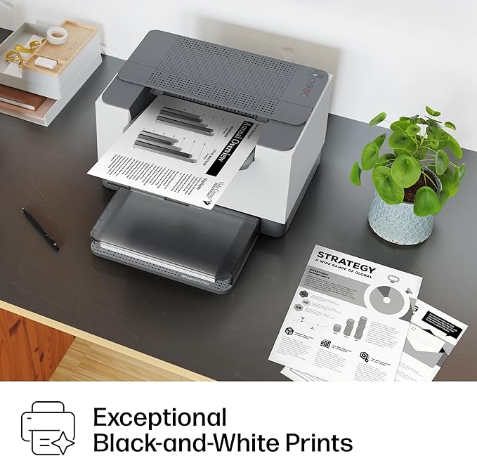 HP LaserJet M209dw Wireless Printer, Print, Fast speeds, Easy setup, Mobile printing,Best-for-small teams