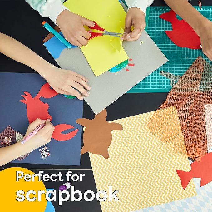 300 Sheets Colored Cardstock Thick Colored paper, Goefun 25 Colors 80lb Construction Paper Assorted Color for Crafts & Printing