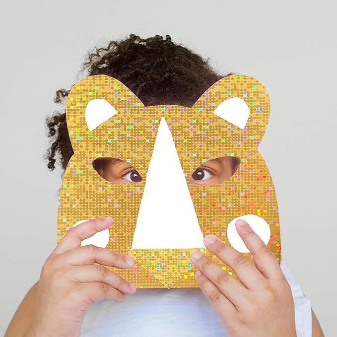 Holographic Gold Cardstock Paper 20 Sheets, 8.5x11 Inch Premium 92lb/250GSM Glitter Iridescent Mirror Paper for Invitations, DIY Crafts, Scrapbooking, Birthday Party Decorations ﻿