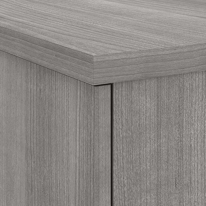 Bush Home 72-inch Home Office Desk with Drawers, Large Computer Table for Personal Workspace, Somerset Collection, Platinum Gray