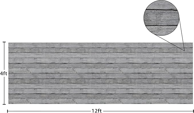 Teacher Created Resources Gray Wood Better Than Paper Bulletin Board Roll (TCR77035)