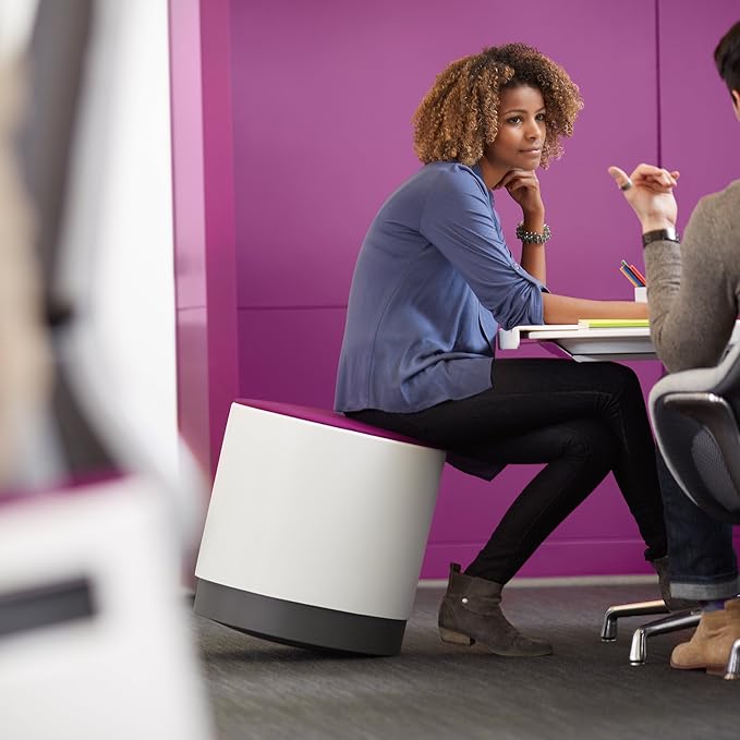 Steelcase Turnstone Canary Fabric Chair, White
