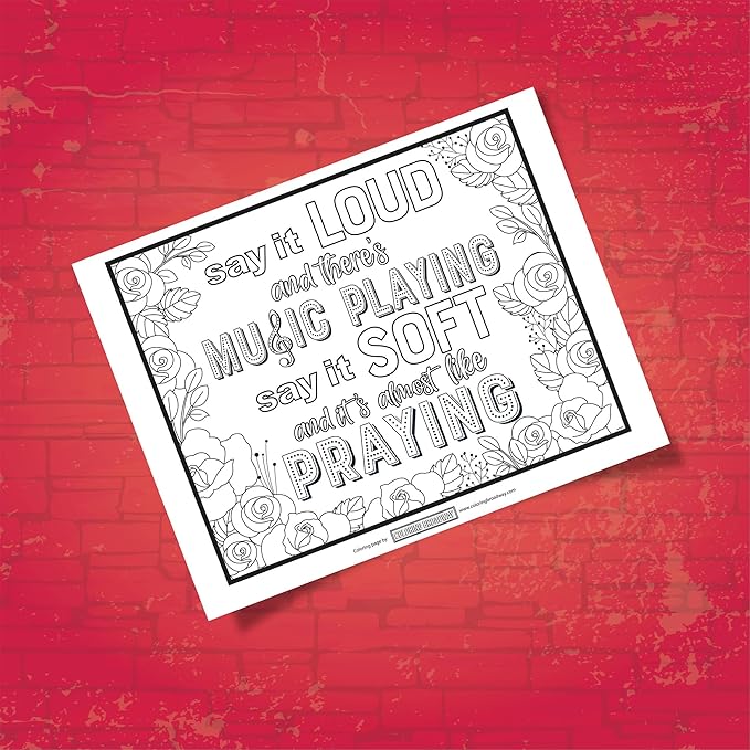 Coloring Broadway - West Side Story Inspired Coloring Pages (Set of 4), Tonight, Tonight Musical Merchandise, Printed on Matte Card Stock (8 1/2” x 11”), Ideal Gift for a Broadway Theater Lover