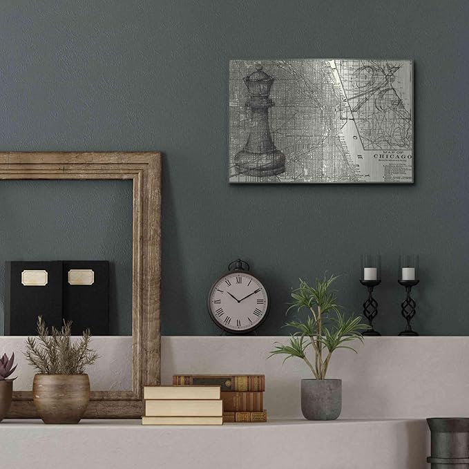 'Office Sketches Collection E' by Ethan Harper Metal Wall Art, 16"x12"
