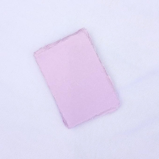 Deckle Papers® Deckled Edge Handmade Paper Place Cards, Escort Cards, Business Cards, Visiting Cards, 150gsm Thick, 2x3 Inches (Pack of-100 Pcs)-Purple