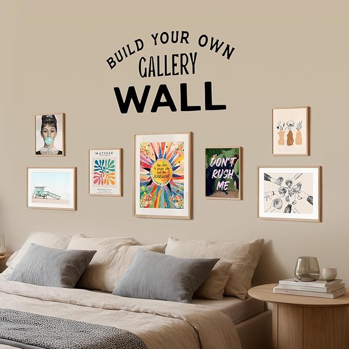 Inspirational Sunshine Wall Art 11x14 - Positive Affirmation Quote Decor for Office & Home - Colorful Motivational Poster for Women - Uplifting Happiness Gift for Bedroom & Living Room - Unframed