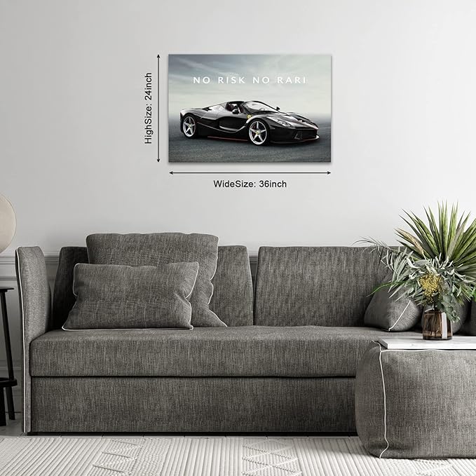 Wall Art Work-Creative Inspirational Canvas Prints, Painting Printing Art Canvas, Animal Print Motivational Wall Art Canvas, Suitable for Office, Hotel, Restaurant (Inspirational-1, 24x36 inches)