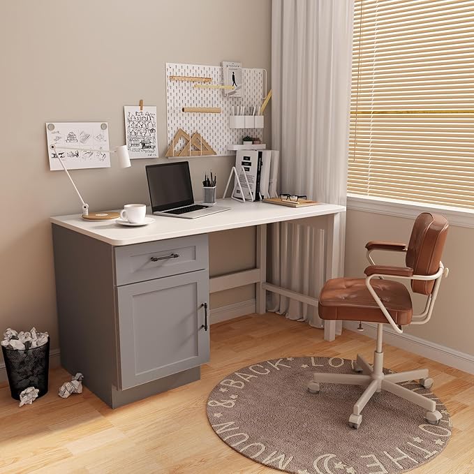 ROOMTEC 2 Drawer File Cabinet with Soft-Close Design, Under Desk Filing Cabinets for Home Office, RTA Small Office File Cabinets for Storage and Organization