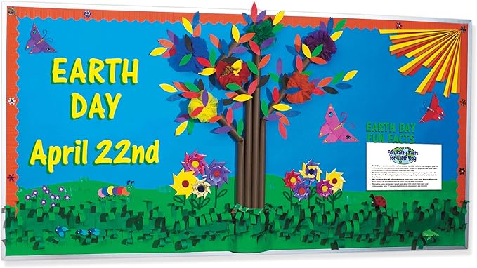 Fadeless Bulletin Board Paper, Fade-Resistant Paper for Classroom Decor, 48” x 12’, Brite Blue, 1 Roll (Pack of 2)