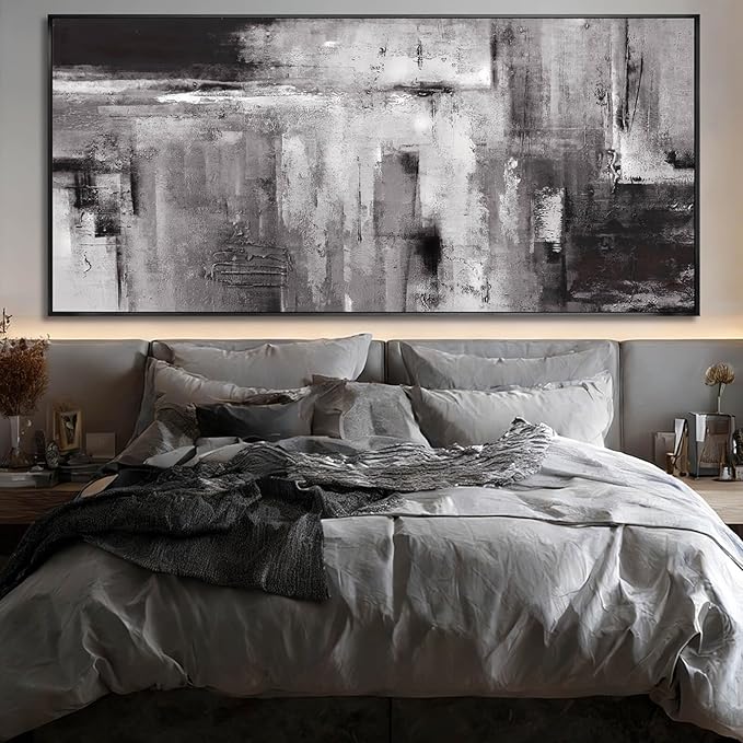 XIANSHOU Graffiti Wall Art Abstract Canvas Picture Contemporary Photo Prints 40"x86" Large Posters for Living Room Office Artwork