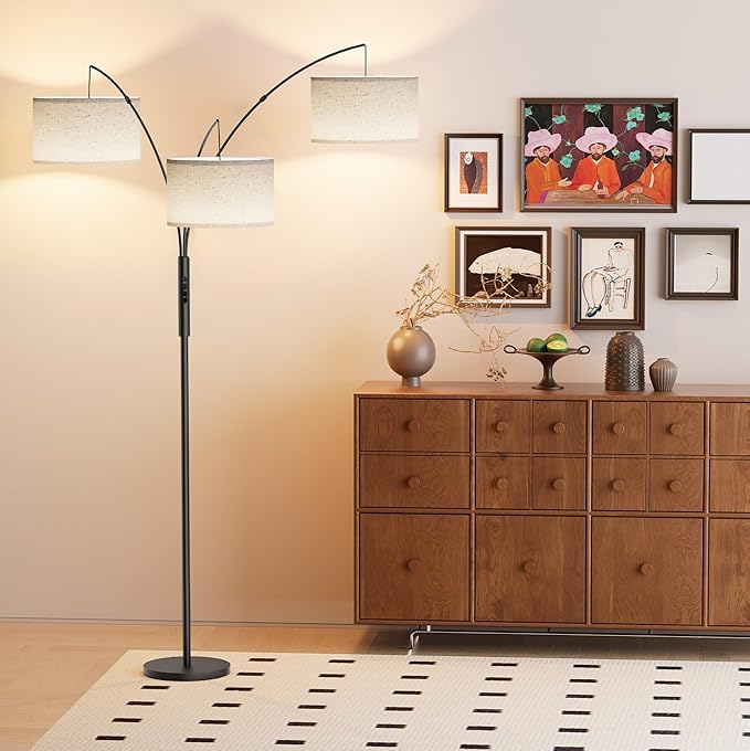 Upgraded 36W Floor Lamps for Living Room - Super Bright Dimmable Tree Floor Lamp with Remote & Touch Control, Tall Lamp for Living Room Corner, Bedroom, Office