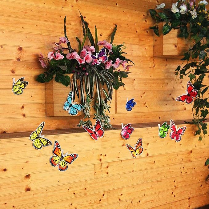 60 Pieces 70 x 55 Inch Classroom Big Tree Bulletin Board Set with Leaves and Butterflies, Woodland Whimsy Decor with 180 Pieces Removable Glue Point Dots for School Decoration (Light Green Leaves)