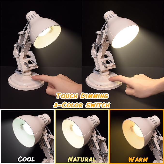 LightGo LED Kit for Disney Pixar Luxo Jr. Desk Lamp Compatible with Lego 21357 | Lighting Only-Bricks Set Not Included