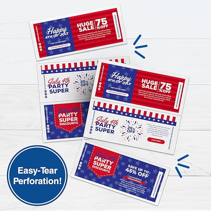 PrintWorks Professional 3 Part Perforated Paper 8.5” x 11” - Perfect for W-2, 1099, & Statement Use - Made in the USA - 500 Sheets - 20 lb - Printer Compatible - White (04120)