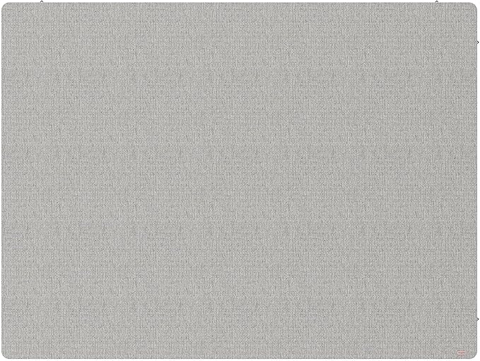 Staples Fabric Bulletin Board, 4 ft x 3 ft Wall Mounted Fabric Message Board for Home Office and School