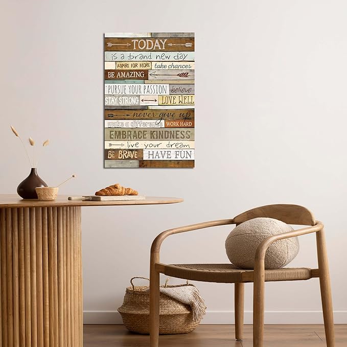 Inspirational Wall Art for Office Large Wall art Quotes Theme Wall Decor for Women Motivational Canvas Prints Framed Modern Office Decor Canvas Wall Art Size 24 x 36 Inch
