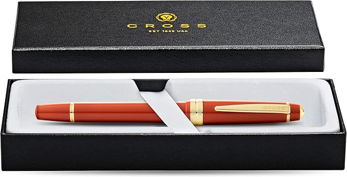 Bailey Light Amber Resin Rollerball Pen