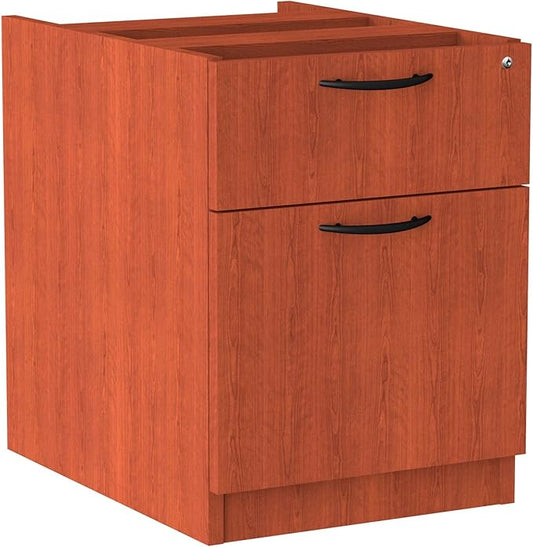 Alera Valencia Series 16 by 22 by 22-Inch 3/4 Box and File Pedestal, Medium Cherry