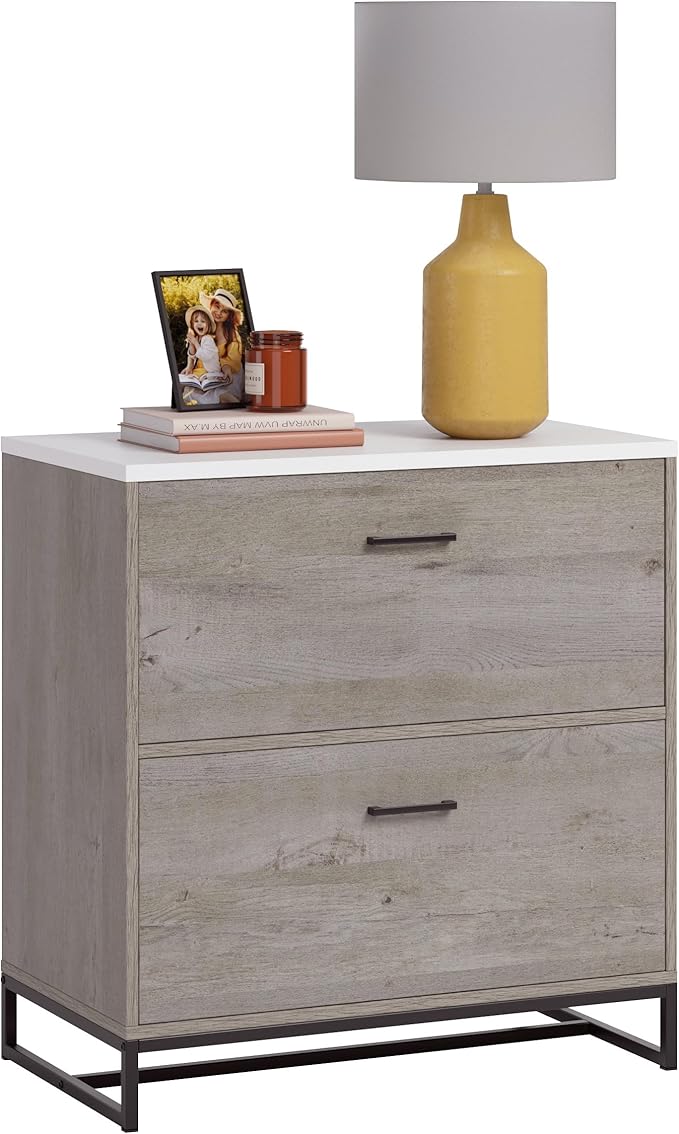 Sauder Tremont Row 2-Drawer Lateral File Cabinet, Mystic Oak Finish