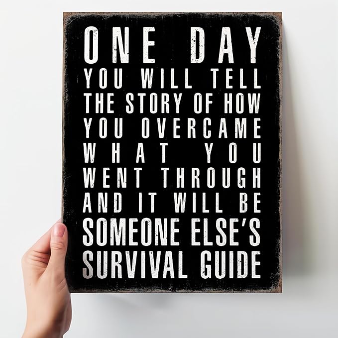 Motivational Wall Art 11x14 - Inspirational Quote Poster for Office - Black Minimalist Decor - Positive Sayings Wall Art - Encouragement Gifts for Men - Success Mindset Home Office Decoration Unframed
