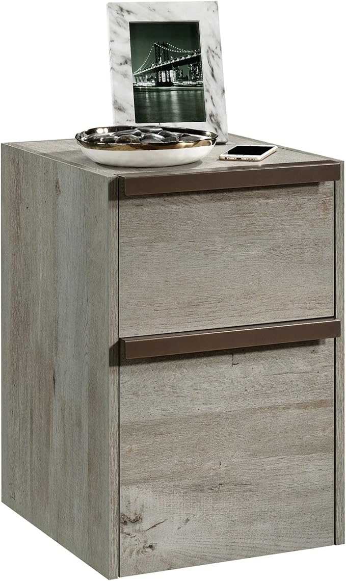 Sauder® Manhattan Gate 18"D Vertical 2-Drawer Mobile File Cabinet, Mystic Oak