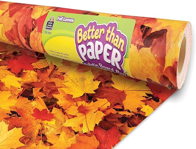Teacher Created Resources Fall Leaves Better Than Paper® Bulletin Board Roll (TCR77497)