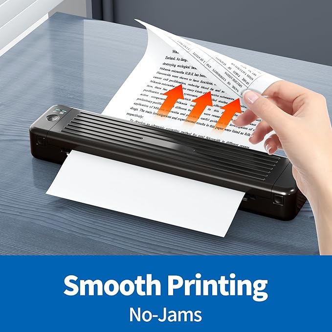 White Printer Paper 8.5 x 11 Inch,ItriAce Copy Regular Paper Compatible with Phomemo P831, HPRT MT800/Brother/HP/Canon Printer,200 Sheets US Letter Printer Papers.