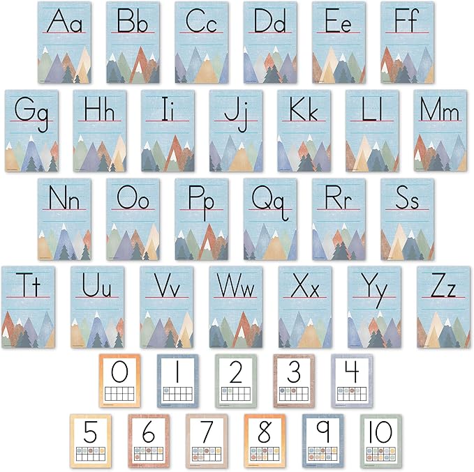 Teacher Created Resources Moving Mountains Alphabet Bulletin Board (TCR9170)