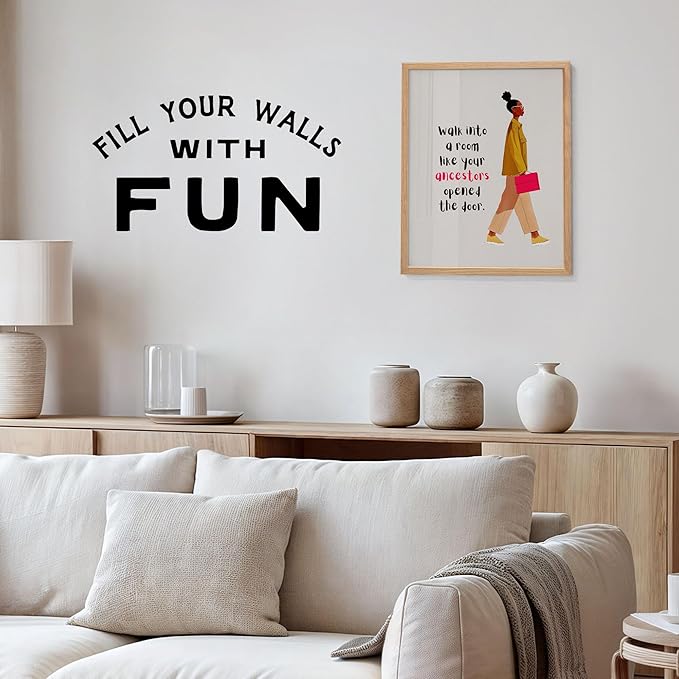 African American Wall Art 11x14 - Black Woman Empowerment Quote Office Decor - Professional Black Women Inspirational Art Print - Motivational Poster for Living Room, Home Office - Unframed