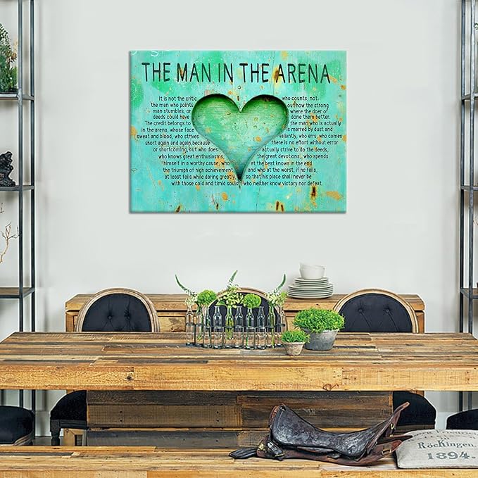 Motivational Canvas Wall Art Home Wall Decor Inspirational Entrepreneur Quotes Poster Print Artwork Positive Sign Painting for Bedroom Office Workplace Gym Picture Stretched and Framed [18''Hx24''W]